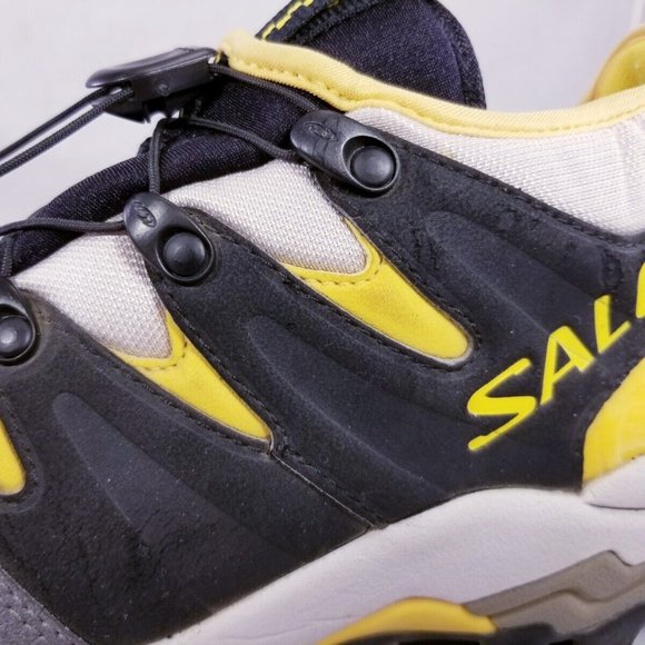 SALOMON MEN SHOES HIKING TRAILING MOUNTAN TOGGLE SIZE 10.5/44  2/3 - Picture 6 of 11